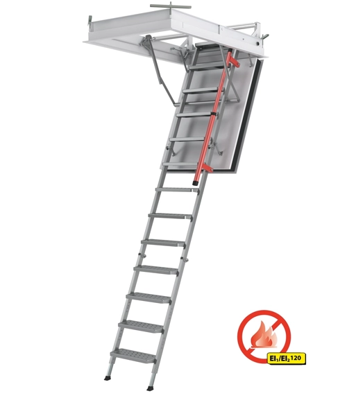 Ognioodporne schody strychowe FAKRO LMF 120